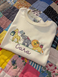 Back to School Animal Train Embroidered Shirt | Boy and Girl Version