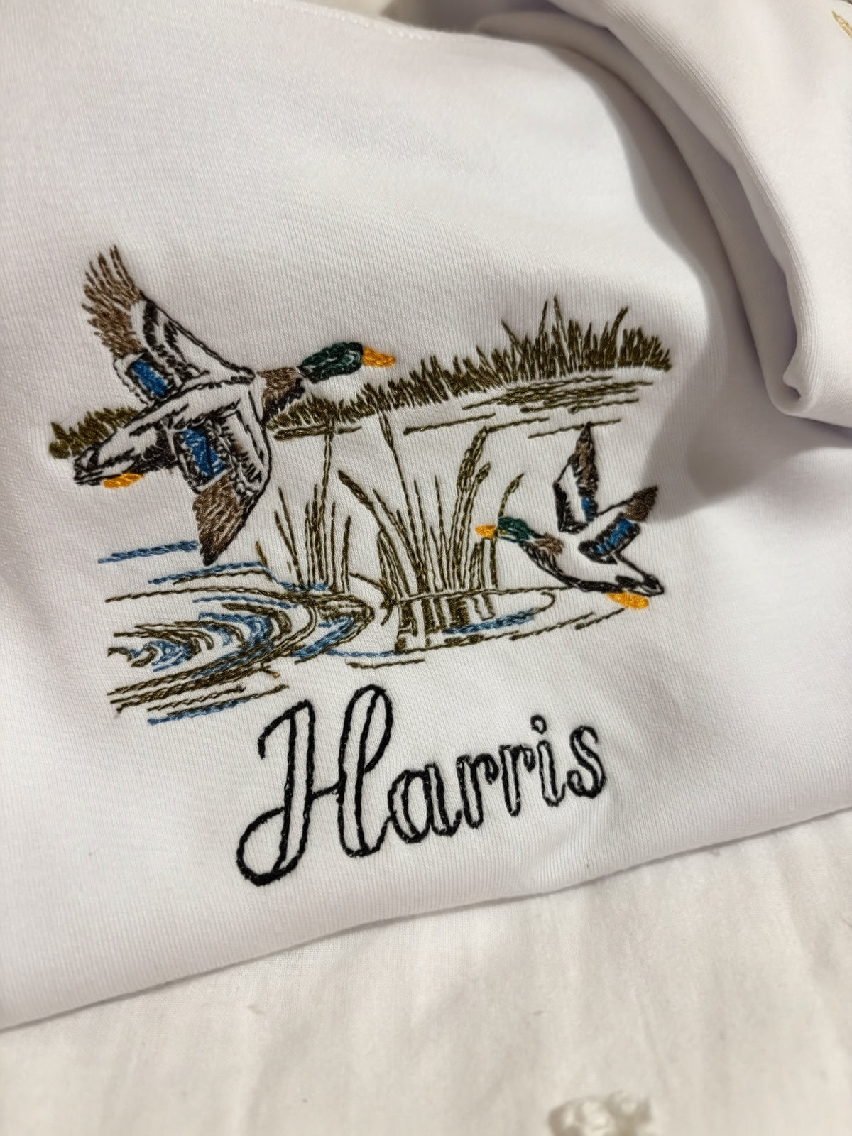 Kids Embroidered Hunting Shirt | Mallard Duck or Pointer Dog Design | Personalized Boys T-Shirt