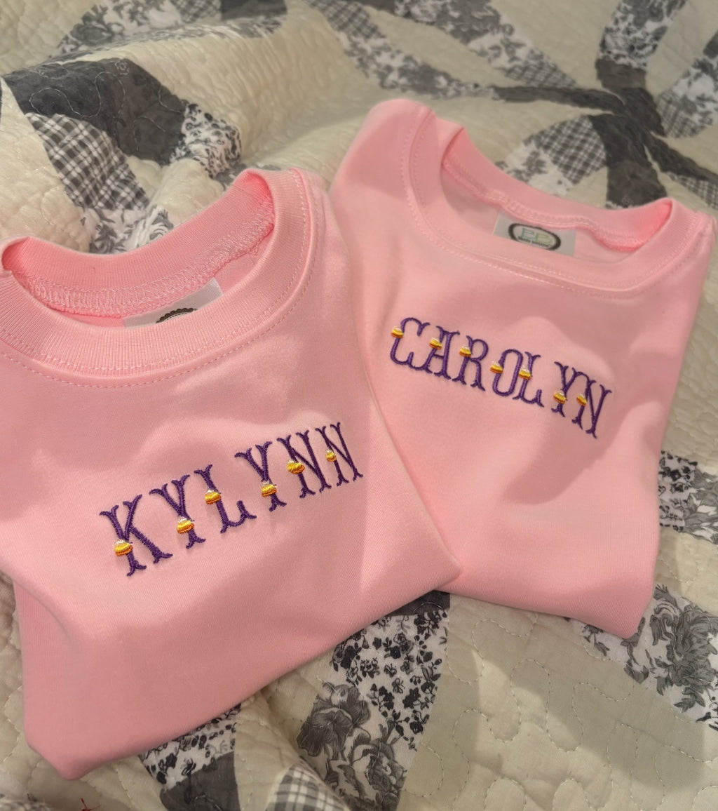 Personalized Candy Corn Halloween Shirt | Baby, Youth & Adult