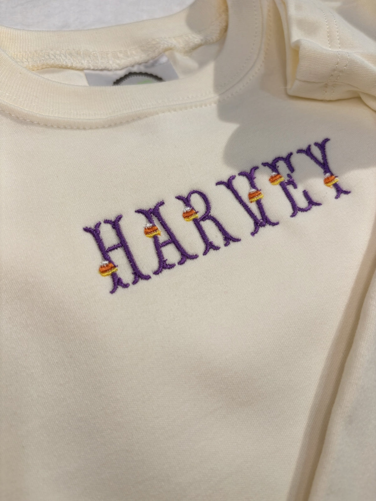 Personalized Candy Corn Halloween Shirt | Baby, Youth & Adult