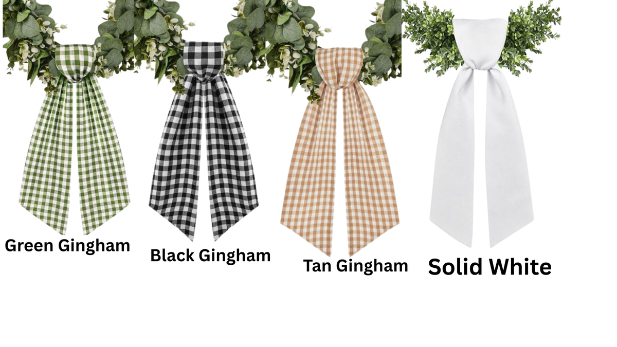 Personalized Fall Wreath Sash | Fall Door Hanging