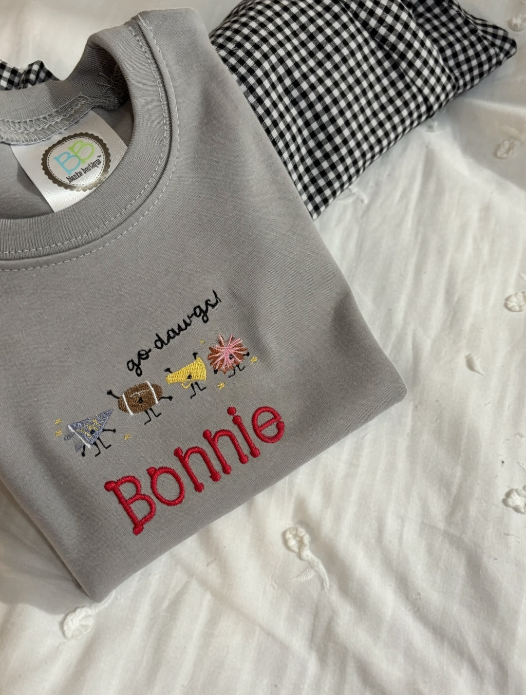 Mini Football Icon Embroidered Shirt | Toddler | Youth | Adult Sizes