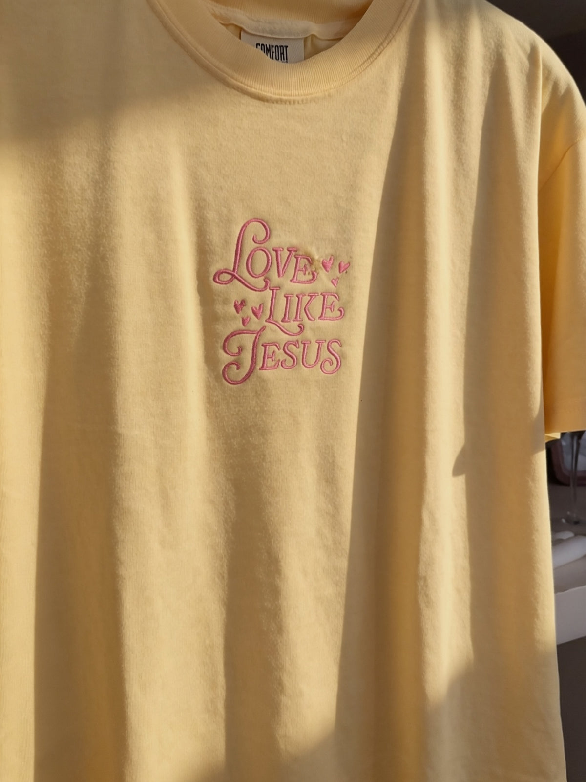 Love Like Jesus Embroidered Shirt