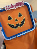 Jack-o’-Lantern Face Appliqué Shirt | Baby to Adult