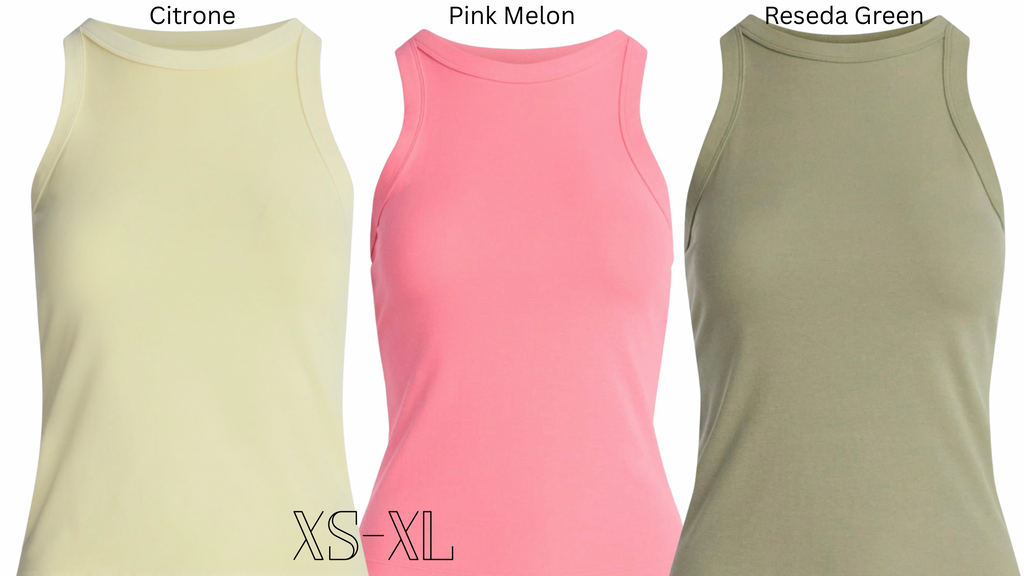 Women's Ladybug Row Embroidered High Neck Tank