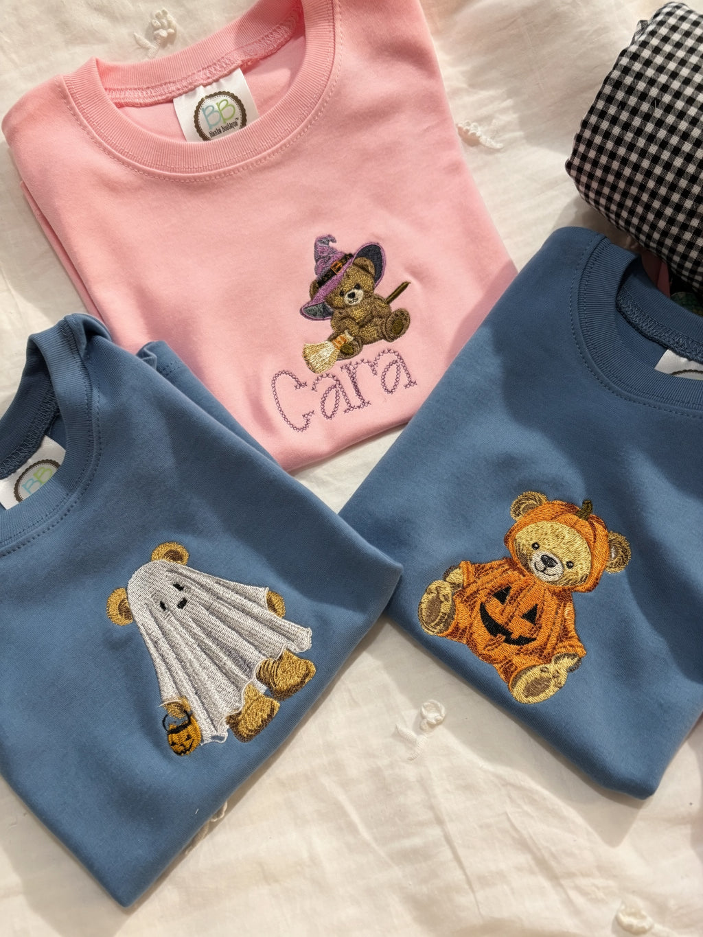 Halloween Bears Embroidered Shirt | Baby, Toddler, Youth & Adult Sizes