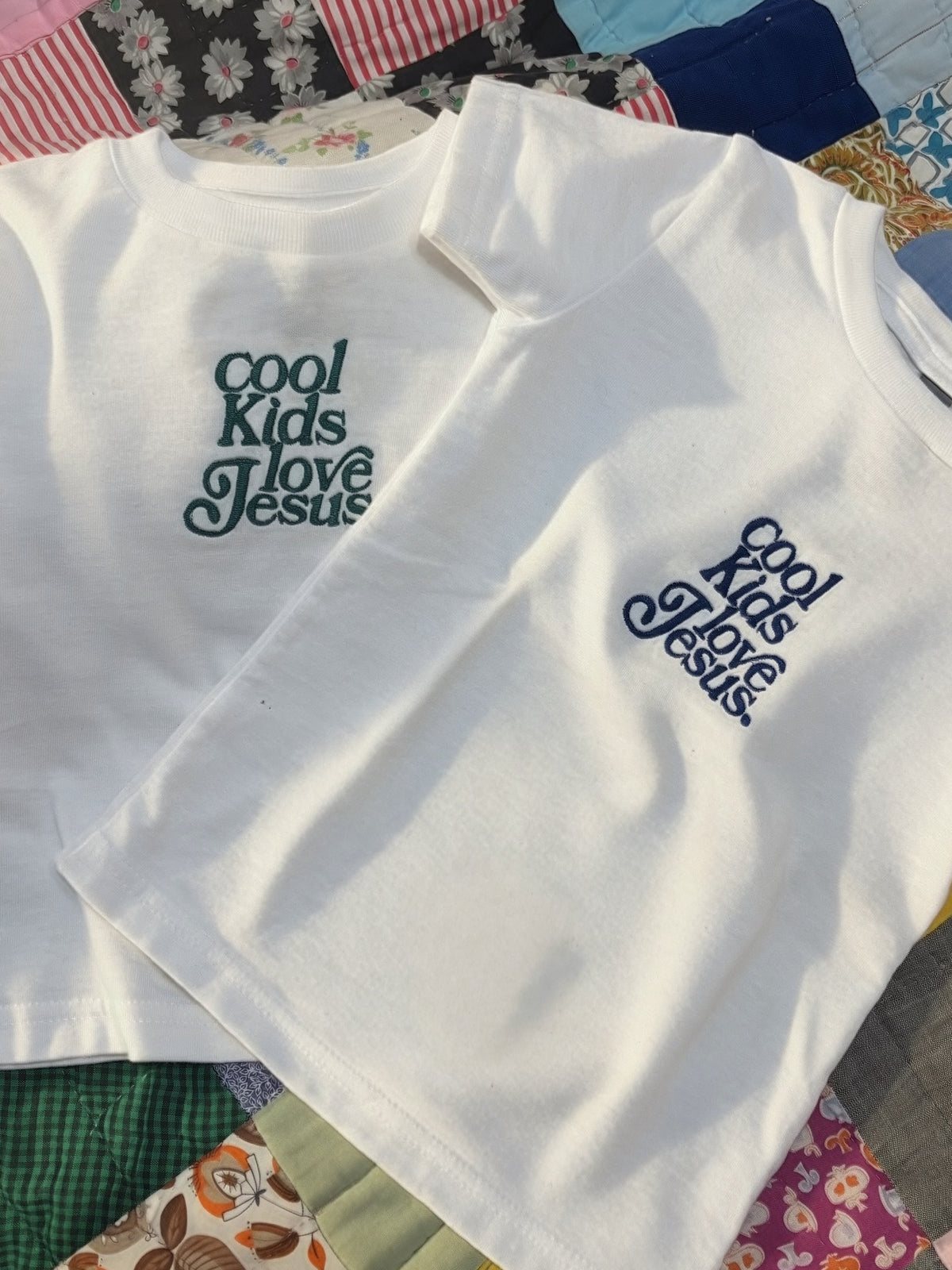 Cool Kids Love Jesus | Kids Embroidered Shirt