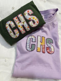 School Mascot Dot Applique Shirt | Embroidered School Shirt