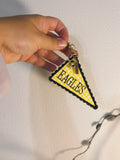 Pennant Flag Bag Tag | Embroidered Bag Charm