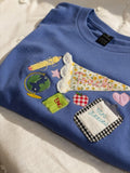 Patchwork Applique Teacher Shirt | Custom Embroidered Teacher Tee
