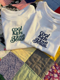 Cool Kids Love Jesus | Kids Embroidered Shirt