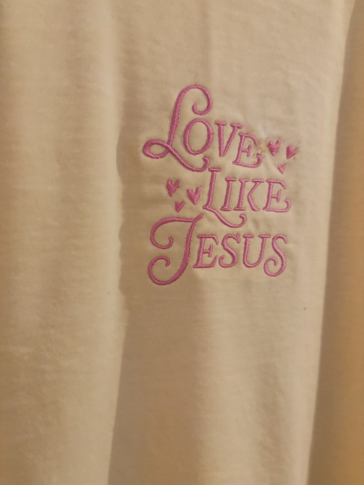 Love Like Jesus Embroidered Shirt
