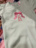 Girls Personalized Gingham Bow Outfit | Romper, Ruffle Shirt & More
