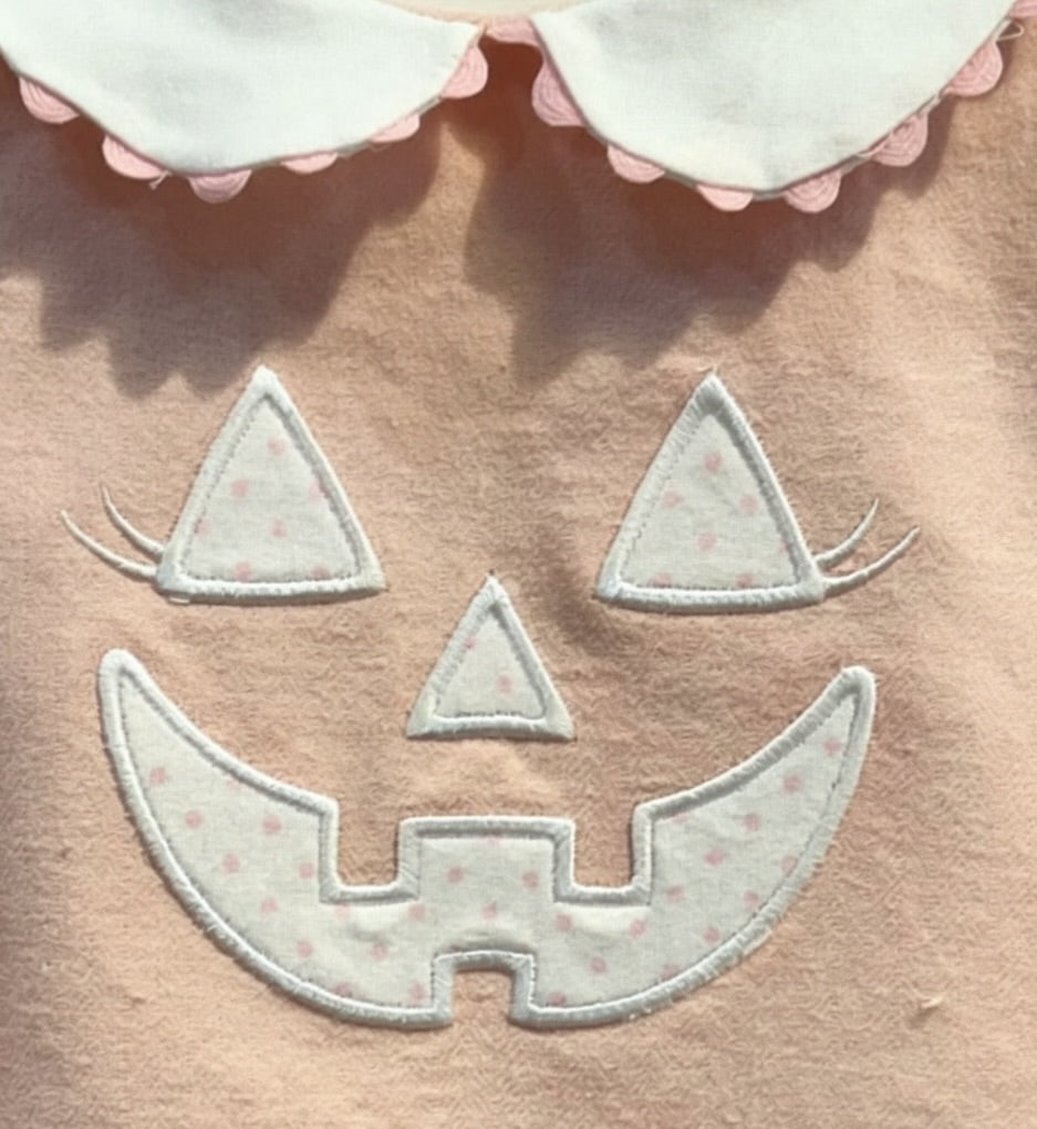 Jack-o’-Lantern Face Appliqué Shirt | Baby to Adult