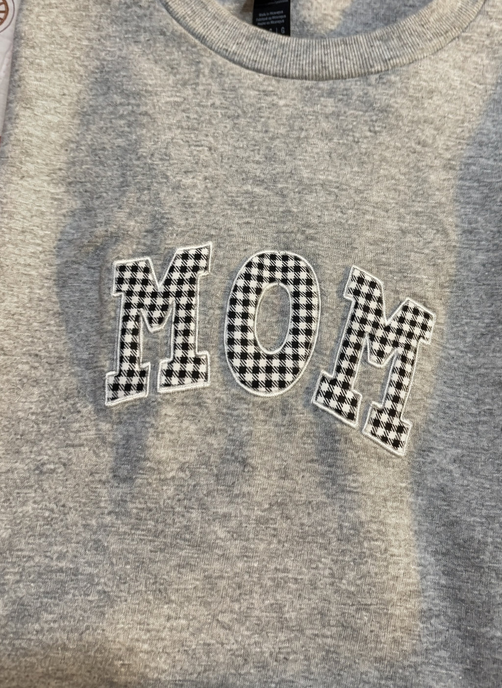 Custom Gingham Applique Embroidered Shirt | Personalized Gift