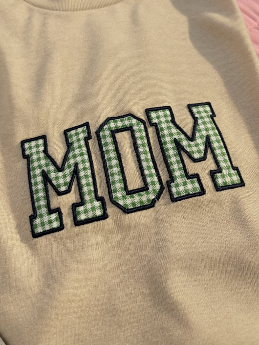 Custom Gingham Applique Embroidered Shirt | Personalized Gift