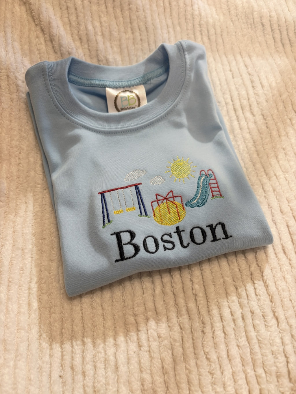 Kids Playground Tshirt | Boy and Girl Embroidered Shirt