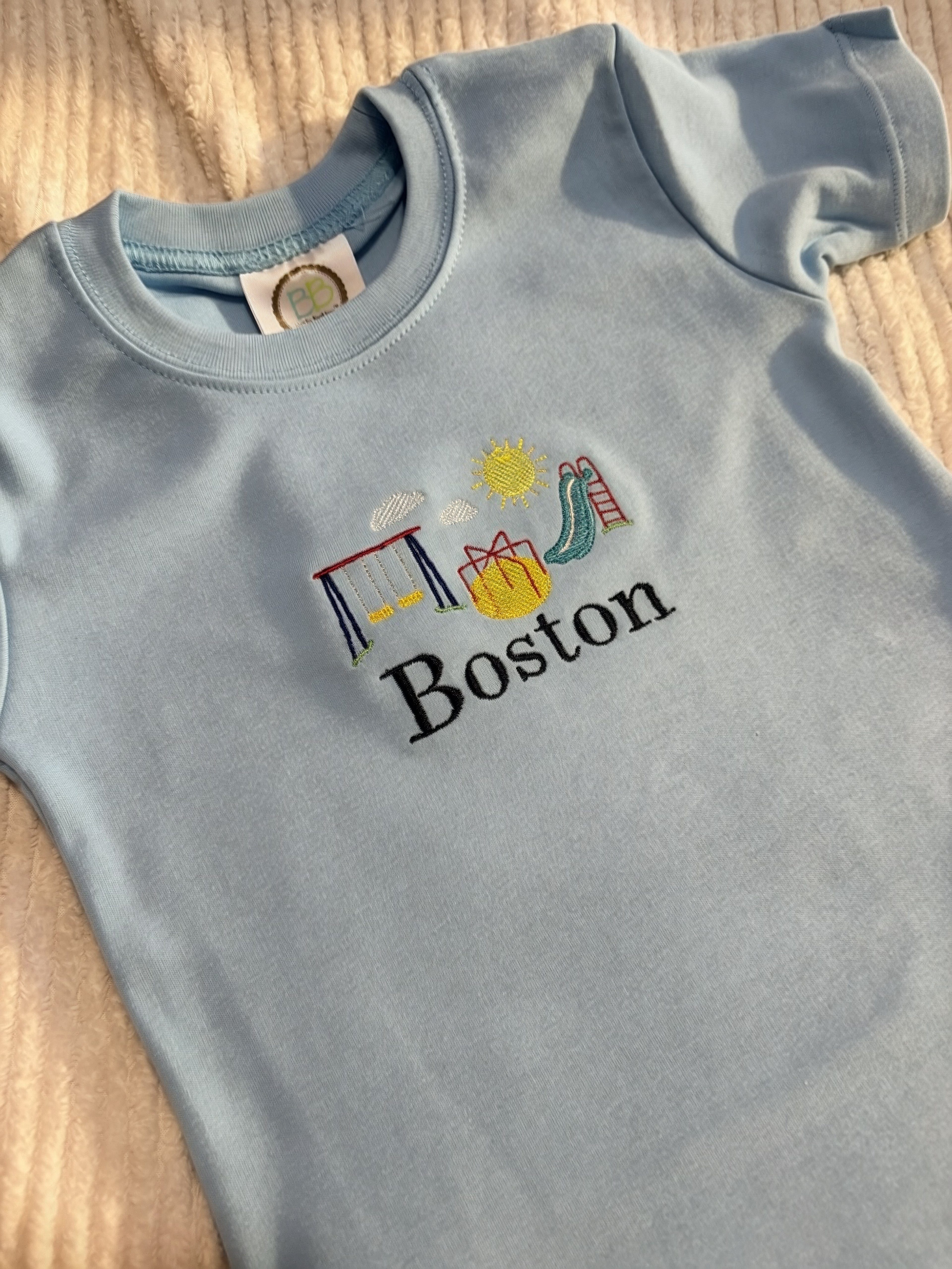 Kids Playground Tshirt | Boy and Girl Embroidered Shirt