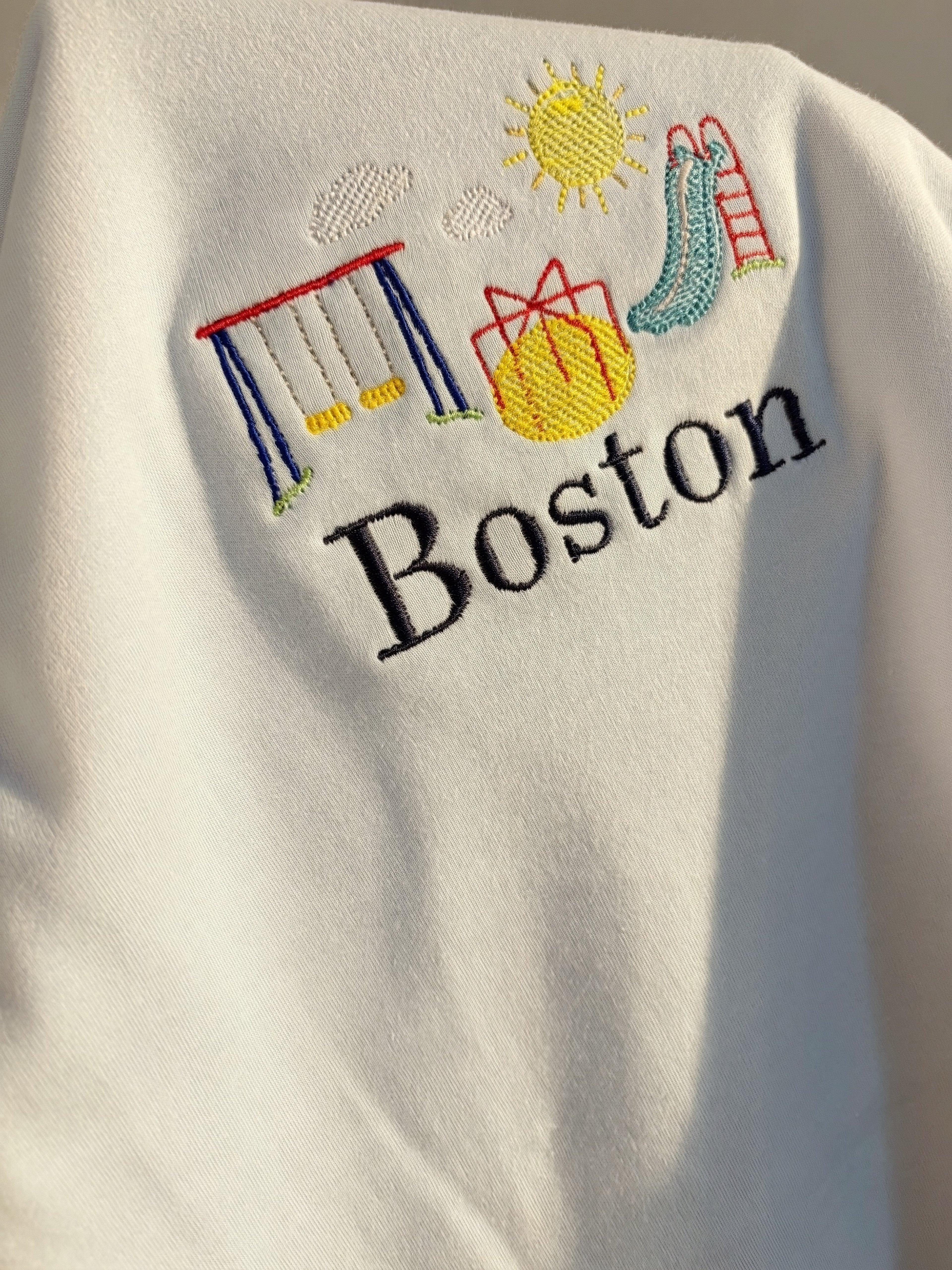 Kids Playground Tshirt | Boy and Girl Embroidered Shirt