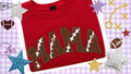 Football Mama Applique Shirt | Embroidered Mom Shirt