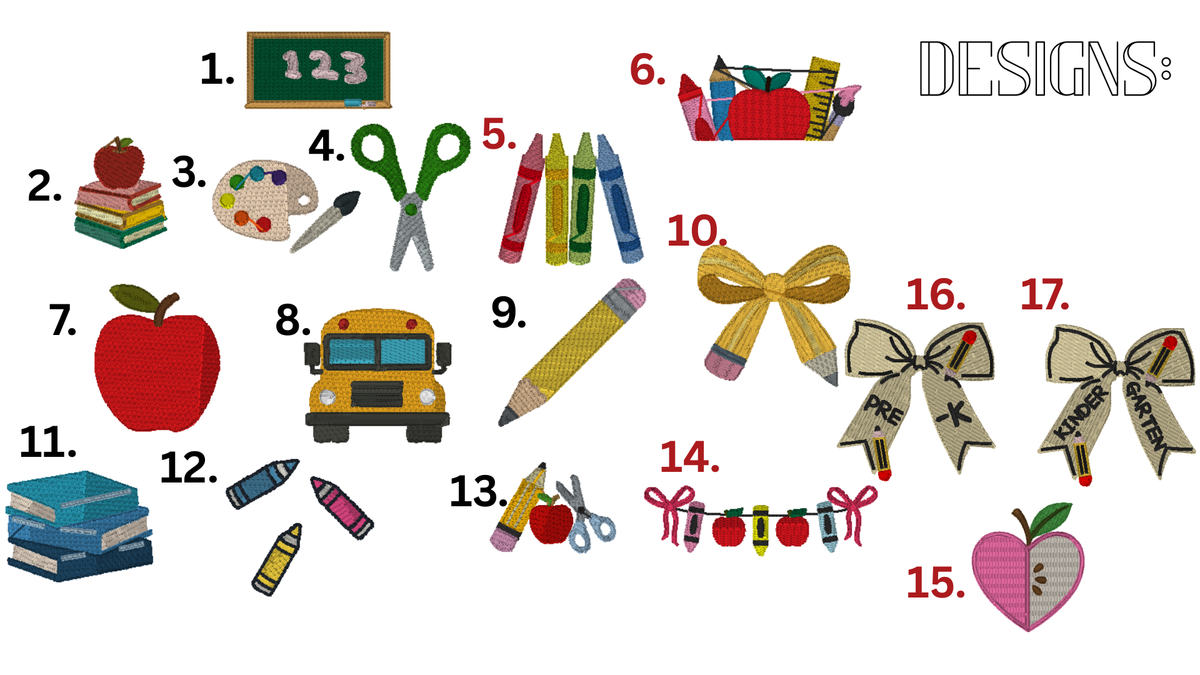 Teacher & School Staff Wreath Sash | Embroidered Name + Design